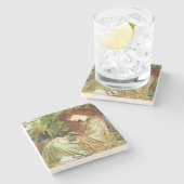 ぴあデトロメイイタリアンさん ストーンコースター (横)