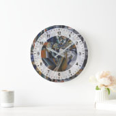 ぴかぴか光ることのナイフの粉砕機か原則 ラージ壁時計 (ホーム)