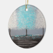 ぴかぴか光る朝のオーナメント セラミックオーナメント (左)