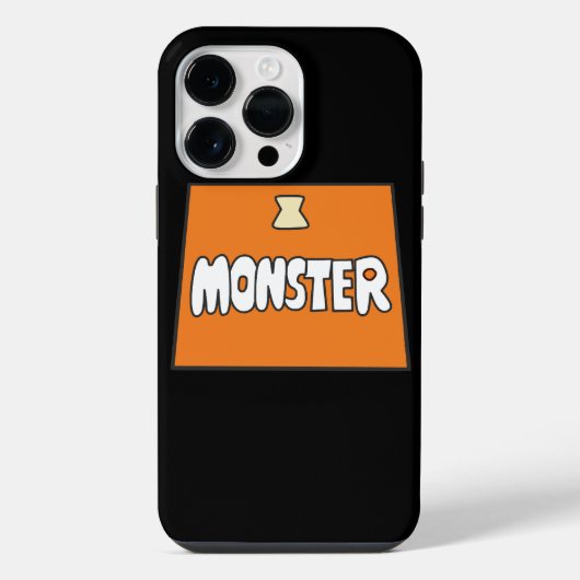 ぴかめえ コスチューム、モンスター iPhoneケース (裏面)