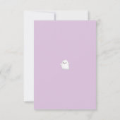 ぴったりなほどに怖いハロウィンの誕生日おめでとう、ネコちゃん サンキューカード (裏面)