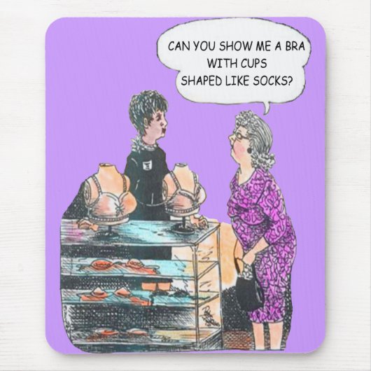 ぴったりなブラのマウスパッドを見つける マウスパッド (正面)