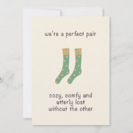 ぴったりペア バレンタイン ポストカード