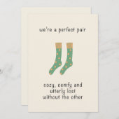 ぴったりペア バレンタイン ポストカード (正面/裏面)