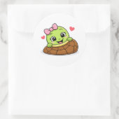 ぴょこんと赤ちゃん ラウンドシール (バッグ)