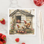 ぴよぴよとブルームパーティーのペーパーナプキン (インサイチュ)