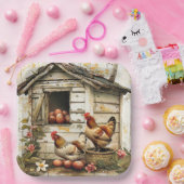 ぴよぴよとブルームパーティーの紙皿 ペーパープレート (パーティー)