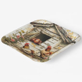 ぴよぴよとブルームパーティーの紙皿 ペーパープレート (傾斜あり)