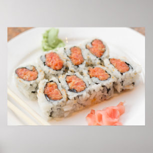 ぴりっとするマグロロール寿司 ポスター