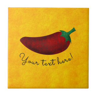 ぴりっとする熱い南西チリペッパー タイル