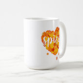 ぴりっとする紅葉のコーヒー・マグ コーヒーマグカップ (正面右)