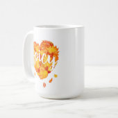 ぴりっとする紅葉のコーヒー・マグ コーヒーマグカップ (正面左)