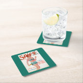 ぴりっとする雑誌カバー スクエアペーパーコースター (インサイチュ)