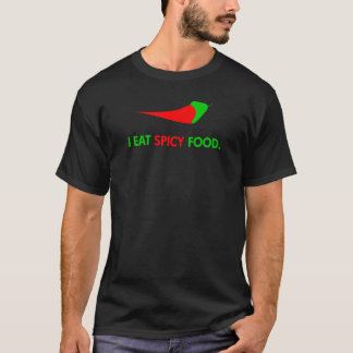 ぴりっとする食糧-暗いTシャツ Tシャツ
