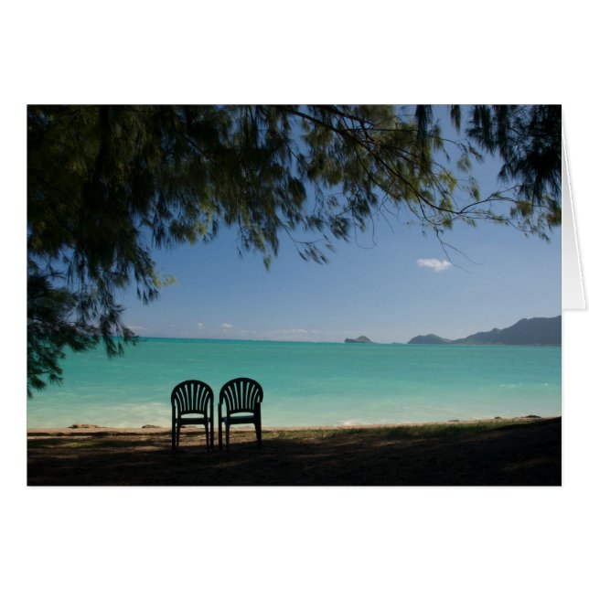 ふいごのビーチ公園、オアフ、Hawai'i (正面横)