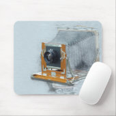 ふいごの写真のカメラのレトロのヴィンテージの写真レンズ マウスパッド (マウス)