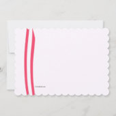 ふうせんをふく女の子のパーティー招待状 招待状 (裏面)