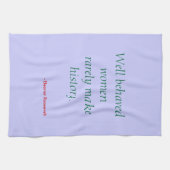 ふきん-ひどくしている女性か。 キッチンタオル (横)