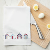 ふきん-ビーチ小屋 キッチンタオル (四つ折り)