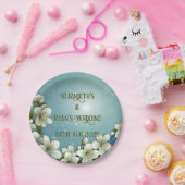 ふくよかな桜の花火 ペーパープレート (パーティー)