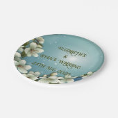 ふくよかな桜の花火 ペーパープレート (アングル)