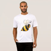 ふくよかな羽を持つマルハナバチ Tシャツ (正面フル)