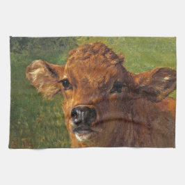 ふくらはぎの頭（Rosa Bonheur著） キッチンタオル