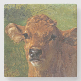 ふくらはぎの頭（Rosa Bonheur著） ストーンコースター