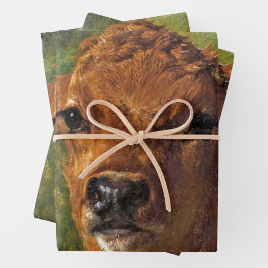 ふくらはぎの頭（Rosa Bonheur著） ラッピングペーパーシート (インサイチュ)