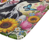 ふくらはぎ鮮やかと蝶の不思議の国 カッティングボード (角)