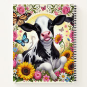 ふくらはぎ鮮やかと蝶の不思議の国 ノートブック (裏面)