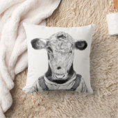 ふくらはぎ（雪） クッション (ブランケット)