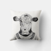 ふくらはぎ（雪） クッション (裏面)