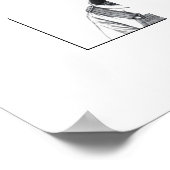 ふくらはぎ（雪） ポスター (角)