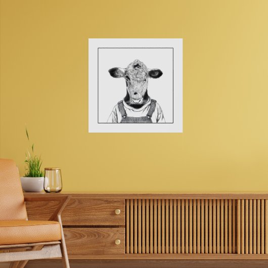 ふくらはぎ（雪） ポスター (リビング2)