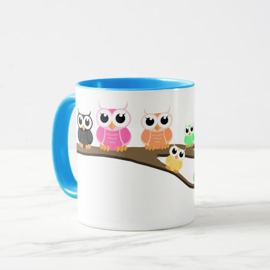 「ふくろうが今」コーヒーマグ マグカップ (正面左)