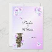 ふくろうの嫁結婚ぎ 招待状 (裏面)