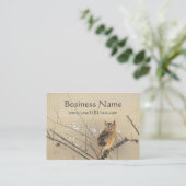 ふくろうアート西村グーンの初期の梅 名刺 (スタンド正面)