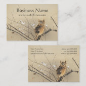 ふくろうアート西村グーンの初期の梅 名刺 (正面/裏面)