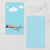 「ふくろう今」ビジネスカ空白のード 名刺 (正面/裏面)