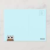 「ふくろう、今すぐ」 ポストカード (裏面)