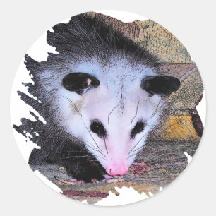 ふくろねずみのふくろねずみ ラウンドシール