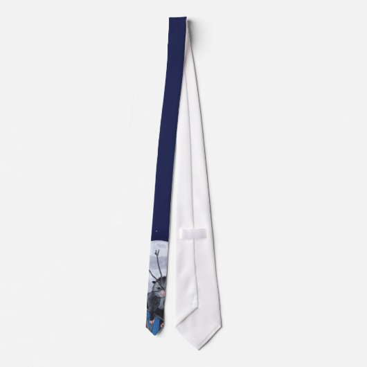 ふくろねずみの月 ネクタイ (裏面)