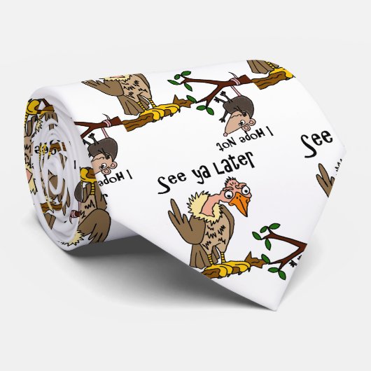 ふくろねずみの漫画に話しているおもしろいなハゲタカ ネクタイ (ロール)