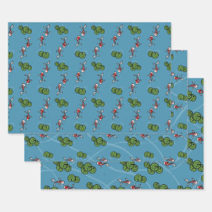 ふく・へいわコイ包装紙セット ラッピングペーパーシート