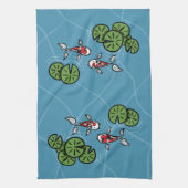 ふく、平はコイハンドタオル キッチンタオル (縦)