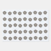 ふぐの包装紙フラットシートセット3 ラッピングペーパーシート (正面2)
