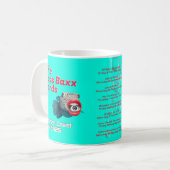 ふぐパンクロックバンドツアー コーヒーマグカップ (正面左)