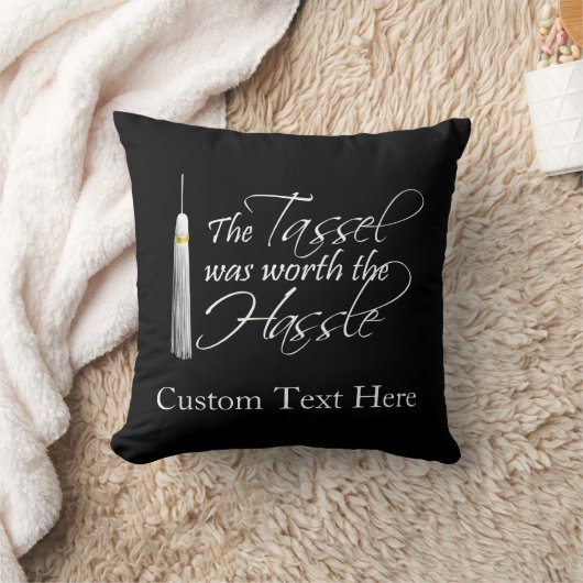 ふさは口論の価値がありました クッション (ブランケット)