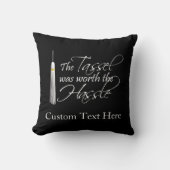 ふさは口論の価値がありました クッション (正面)